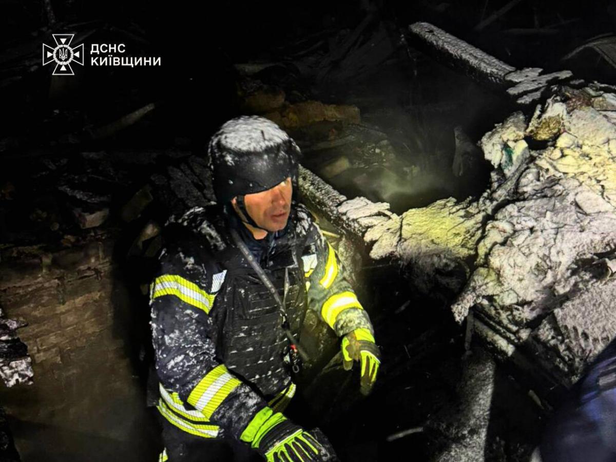 Атака РФ на Киевщину 9 янаря 2026