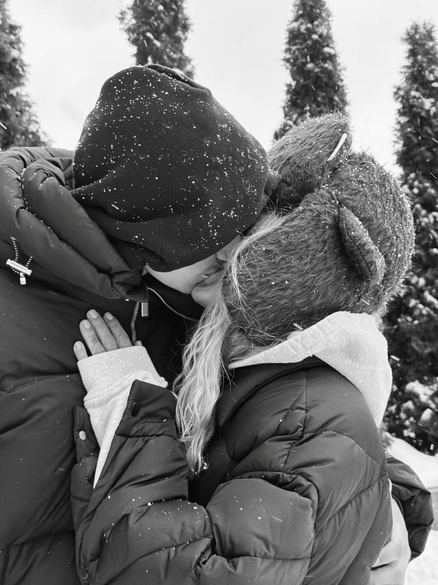 Поцілунок Володимира Бражка і Даші Квіткової