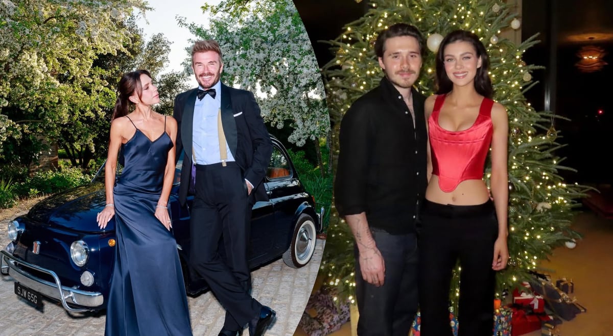 Вікторія Бекхем, Девід Бекхем, Бруклін Бекхем, Нікола Пельтц