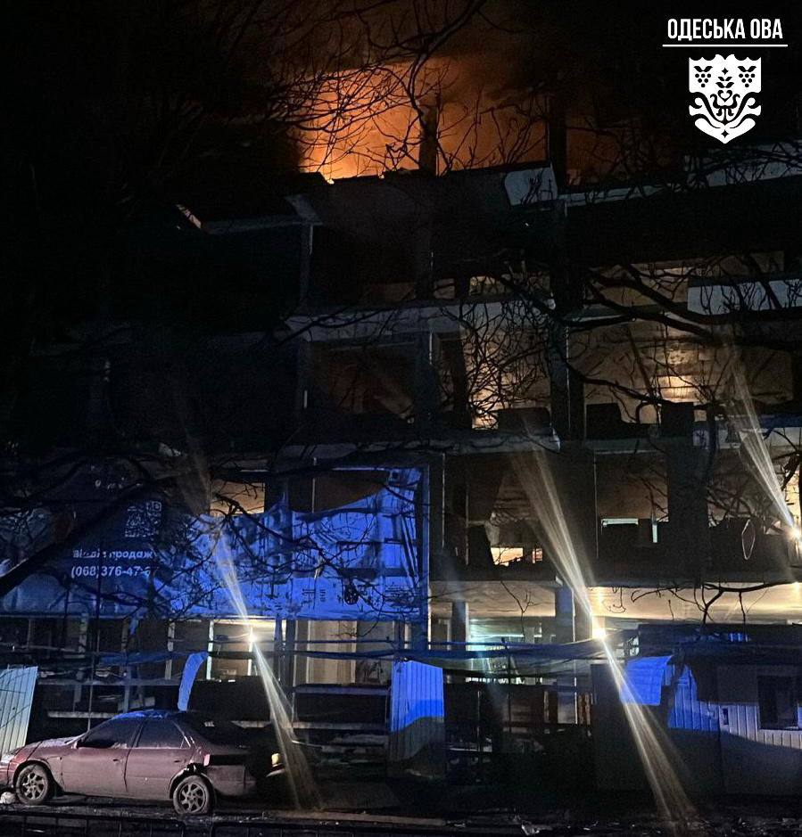 Последствия атаки РФ на Одесскую область 13 января
