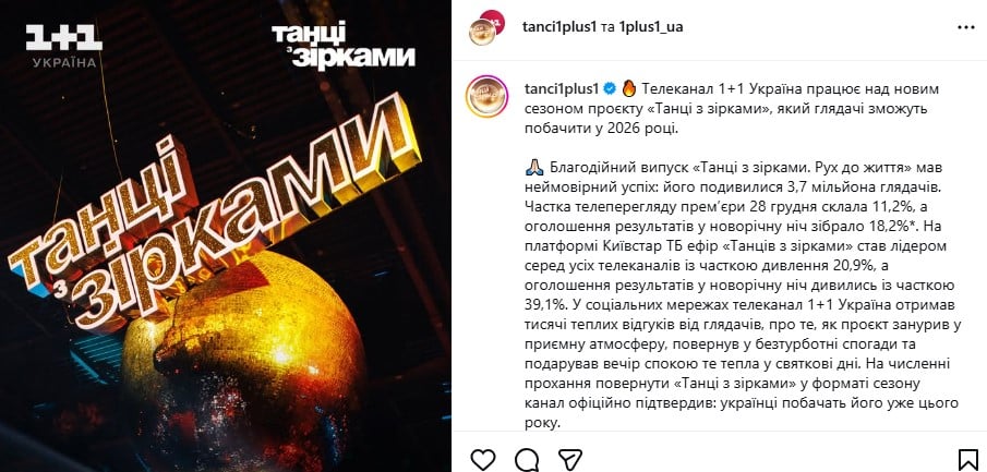 Повернення "Танців з зірками" Повернення "Танців з зірками"