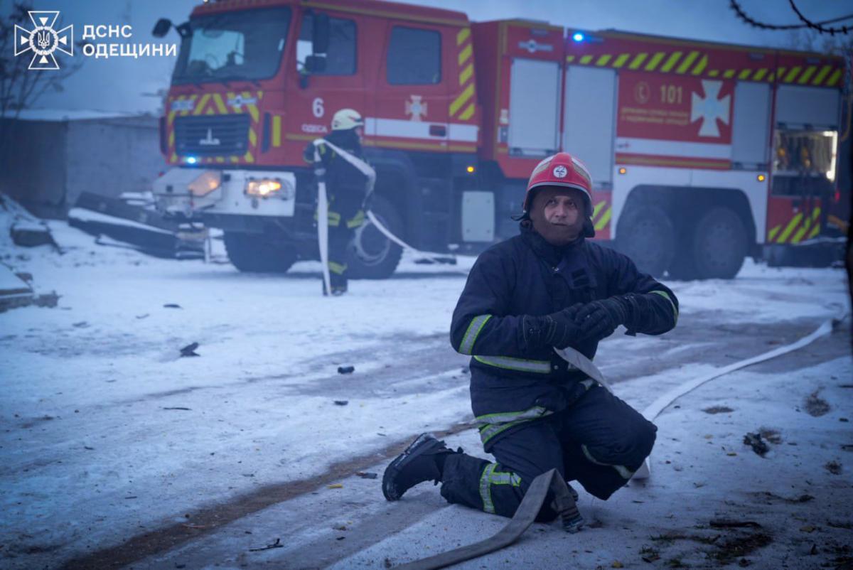 Удар РФ по Одеській області 20 січня