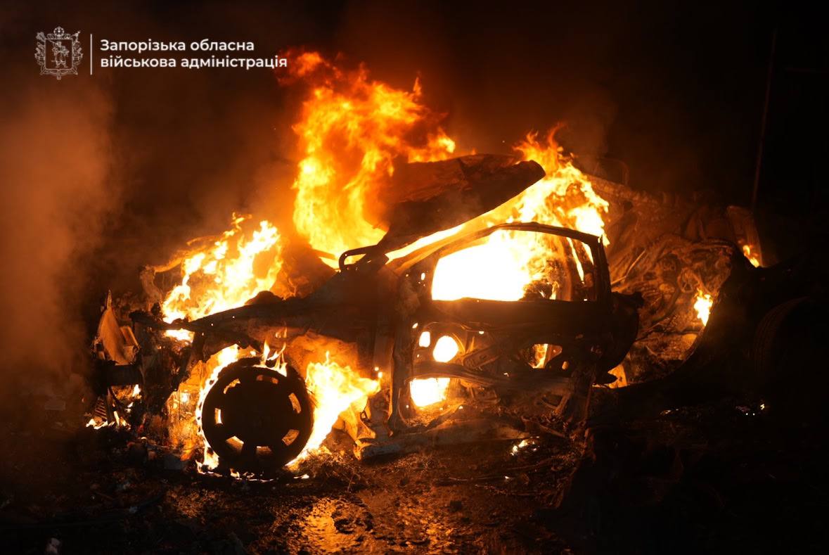 Наслідки удару дронів РФ по Запоріжжю 20 січня