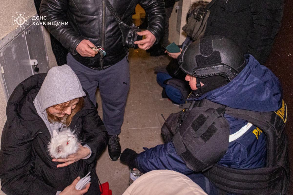 Последствия атаки на Харьков 24 января