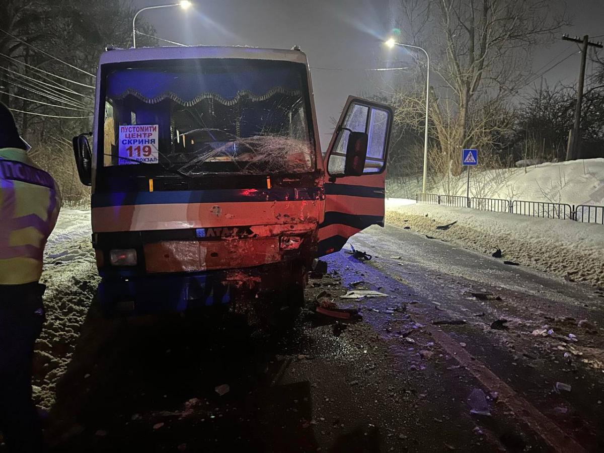 Місце ДТП на Львівщині