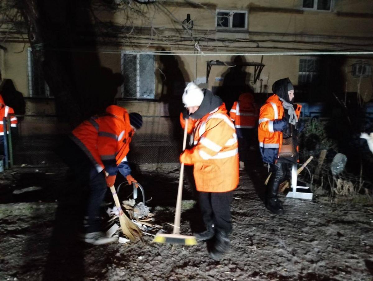 Последствия атаки на Одессу 27 января 2026 Последствия атаки на Одессу 27 января 2026