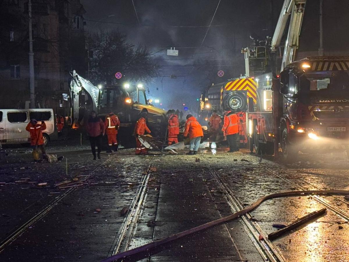 Последствия атаки на Одессу 27 января 2026 Последствия атаки на Одессу 27 января 2026