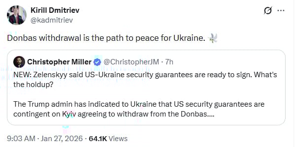 Спецпредставитель Путина сорвался и устроил скандал из-за одного из условий мира