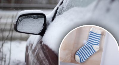 Водіїв закликали одягнути шкарпетки на дзеркала авто - яка причина