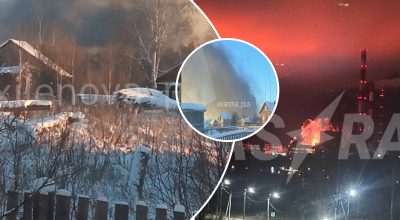 Дрони знищили великий арсенал ракет у РФ Дрони знищили великий арсенал ракет у РФ