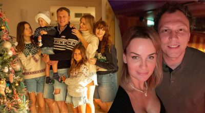 Андрій Пятов з дружиною та дітьми Андрій Пятов з дружиною та дітьми