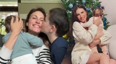 Алла Зіневич з дітьми