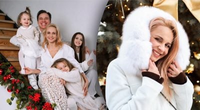 Лілія Ребрик з родиною