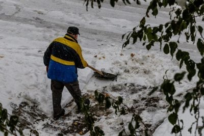 Мороз, зима, снег