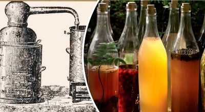 Украинская водка и русская водка