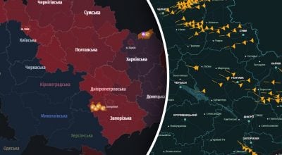 В Харькове гремят взрывы и пылает дом