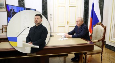 Зеленський, Путін