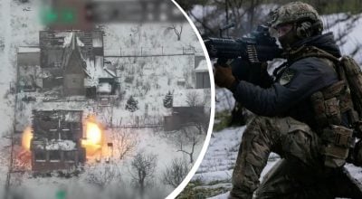 У центрі Мирнограда тривають стрілецькі бої з ворогом.