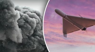 атака дрона, пожар на объекте нефтегаза