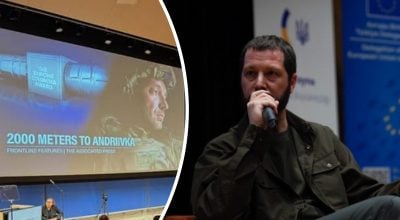 Картина розповідає про події в селі Андріївка