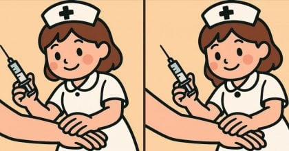 Тест на IQ: знайдіть 3 відмінності на картинці медсестри за 75 секунд