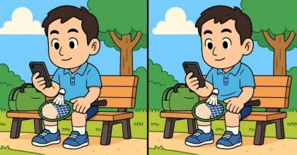 Супертест на IQ: знайдіть 3 відмінності на картинці хлопчика в парку за 19 сек