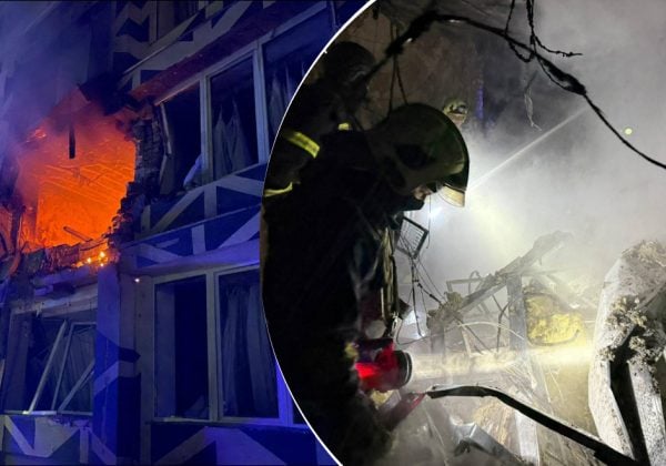 В здании огромная дыра, есть пострадавшие: россияне влупили по больнице со стационаром в Киеве