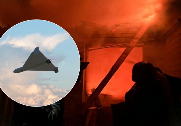 Россияне атаковали дронами Харьков: в жилом секторе произошел пожар