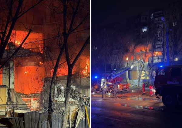 Дроны ударили по Одессе, разрушен жилой дом, под завалами могут быть люди