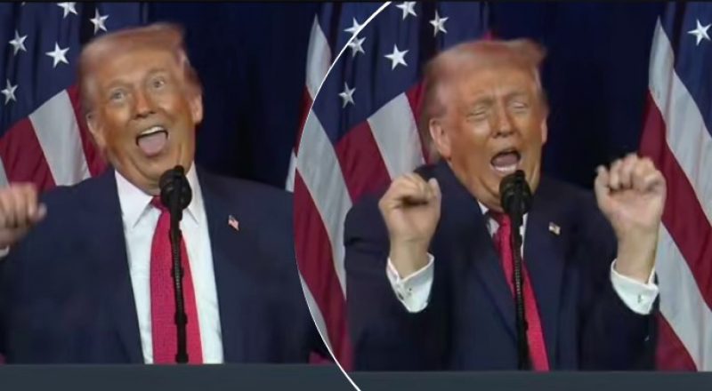 Усього почало корчити: у Трампа стався "напад" під час пресконференції