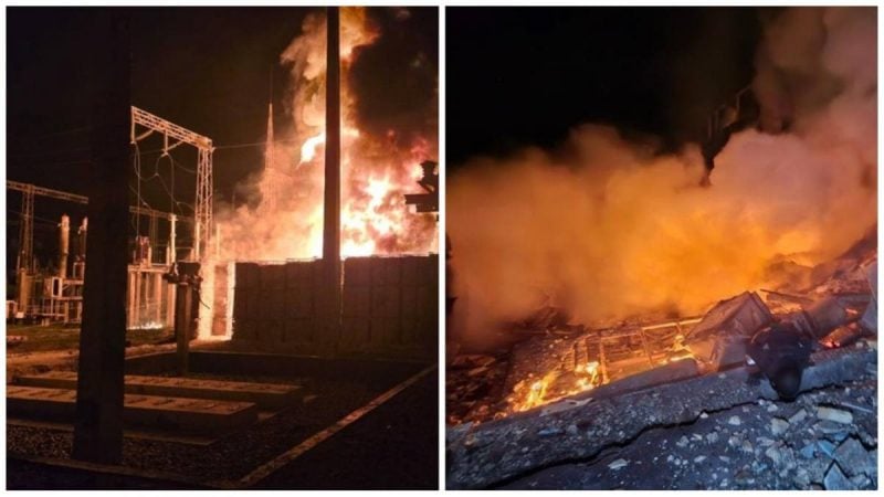 Россия весь день бьет по энергетике Харьковщины: детали серьезных "прилетов"