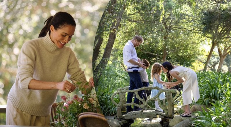 Меган Маркл показала сына Арчи за необычным занятием