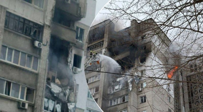Все в вогні, горять квартири: РФ вдарила по будинку в Дніпрі