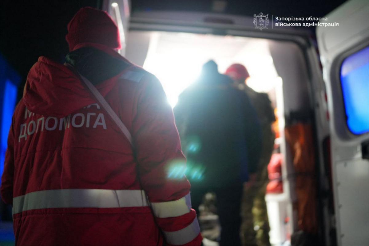 Последствия российского удара по Запорожью 3 февраля