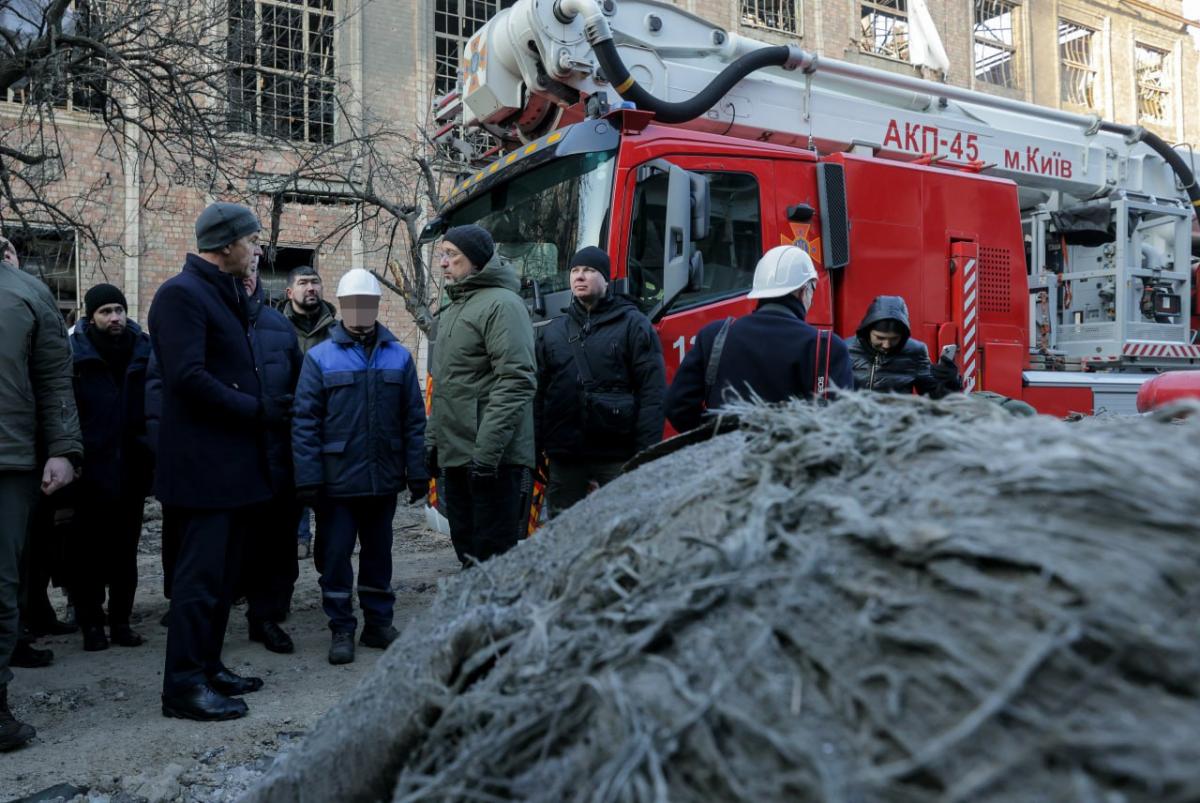 Пошкодження ТЕС внаслідок ворожого обстрілу