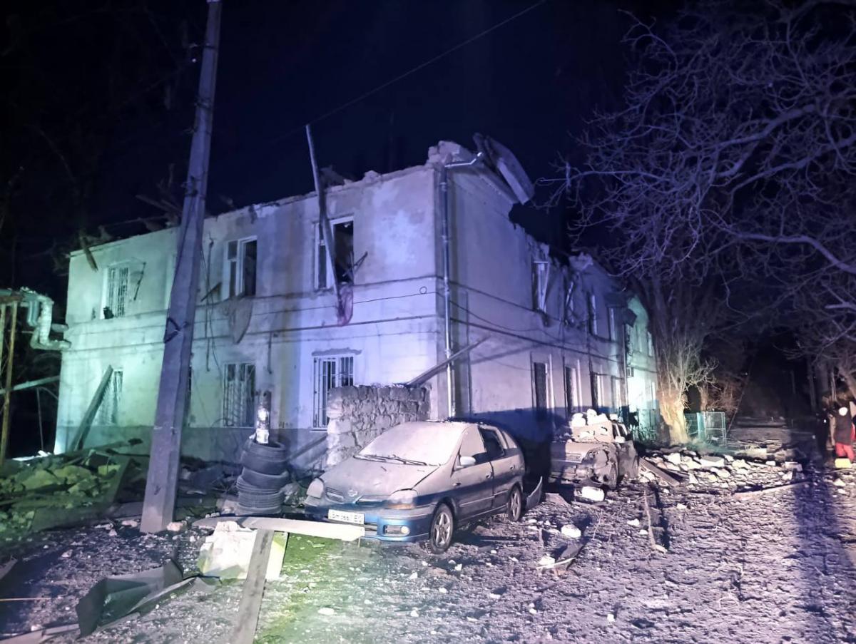 Атака дронов на Одессу