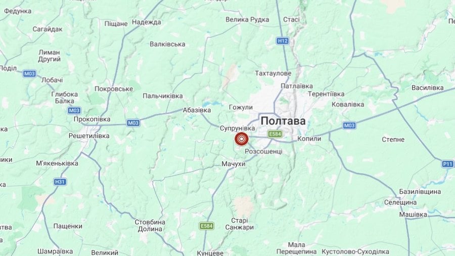 Землетрус під Полтавою