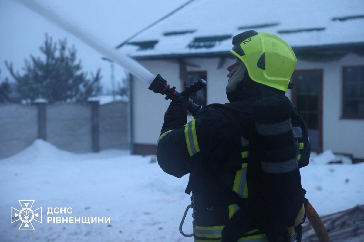 Удар по Рівненщині 7 лютого