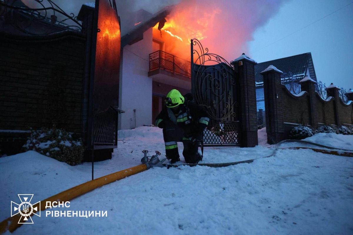 Удар по Рівненщині 7 лютого