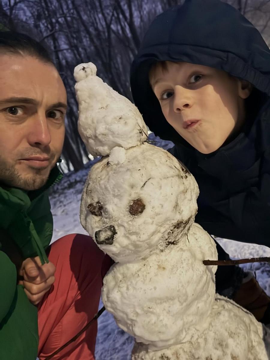 Тарас Тополя з сином