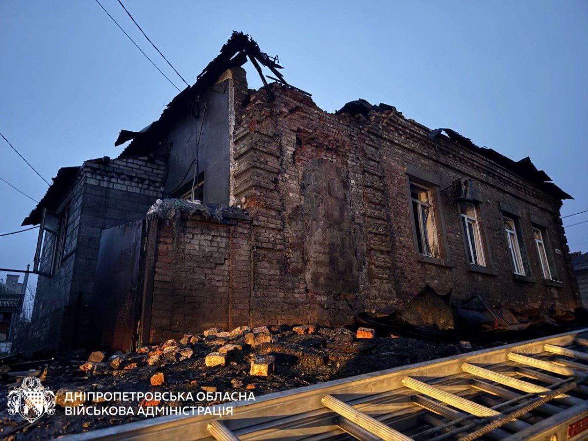 Наслідки атаки на Дніпро 12 лютого 2026