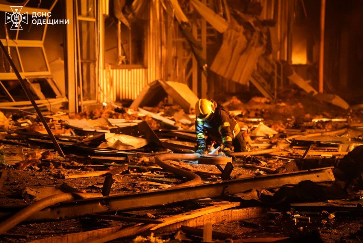 Последствия атаки на Одессу 13 февраля 2026 Последствия атаки на Одессу 13 февраля 2026