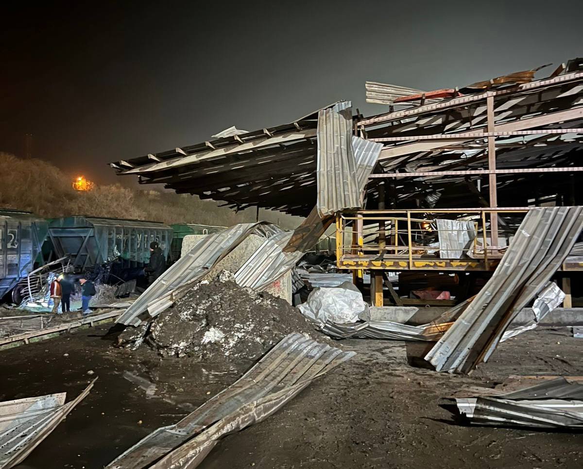 Последствия атаки на Одессу 13 февраля 2026 Последствия атаки на Одессу 13 февраля 2026