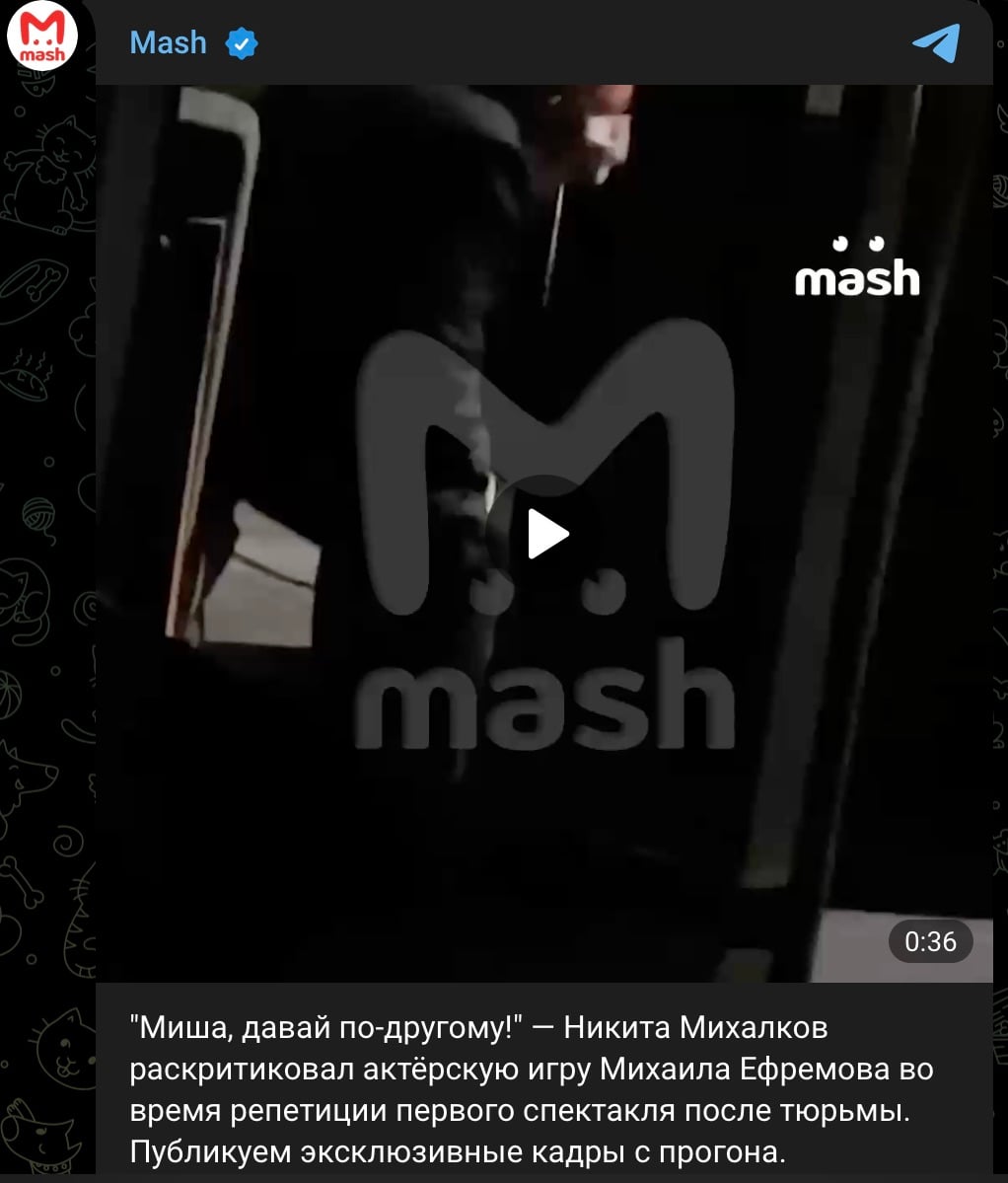 Путін розлютився на Єфремова 