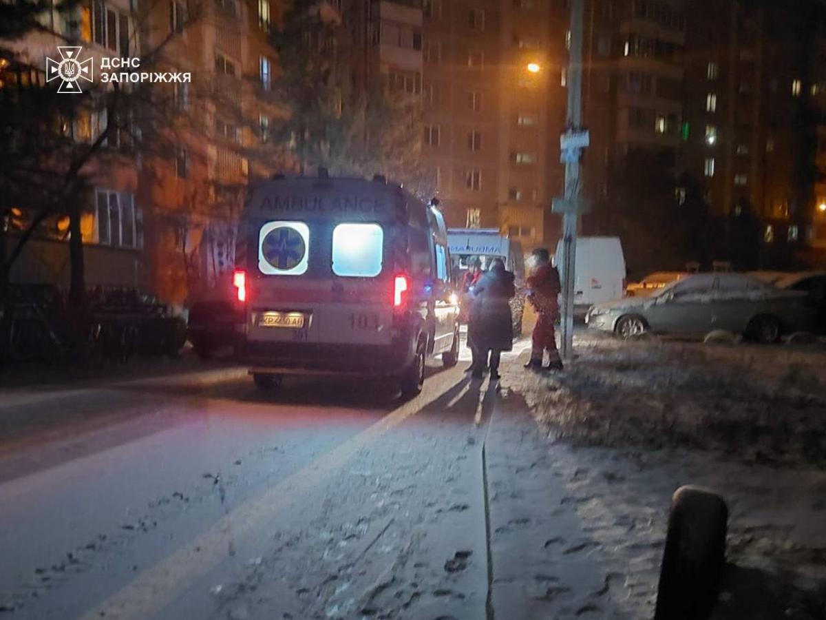 Последствия атаки на Запорожье 17 февраля 2026 Последствия атаки на Запорожье 17 февраля 2026