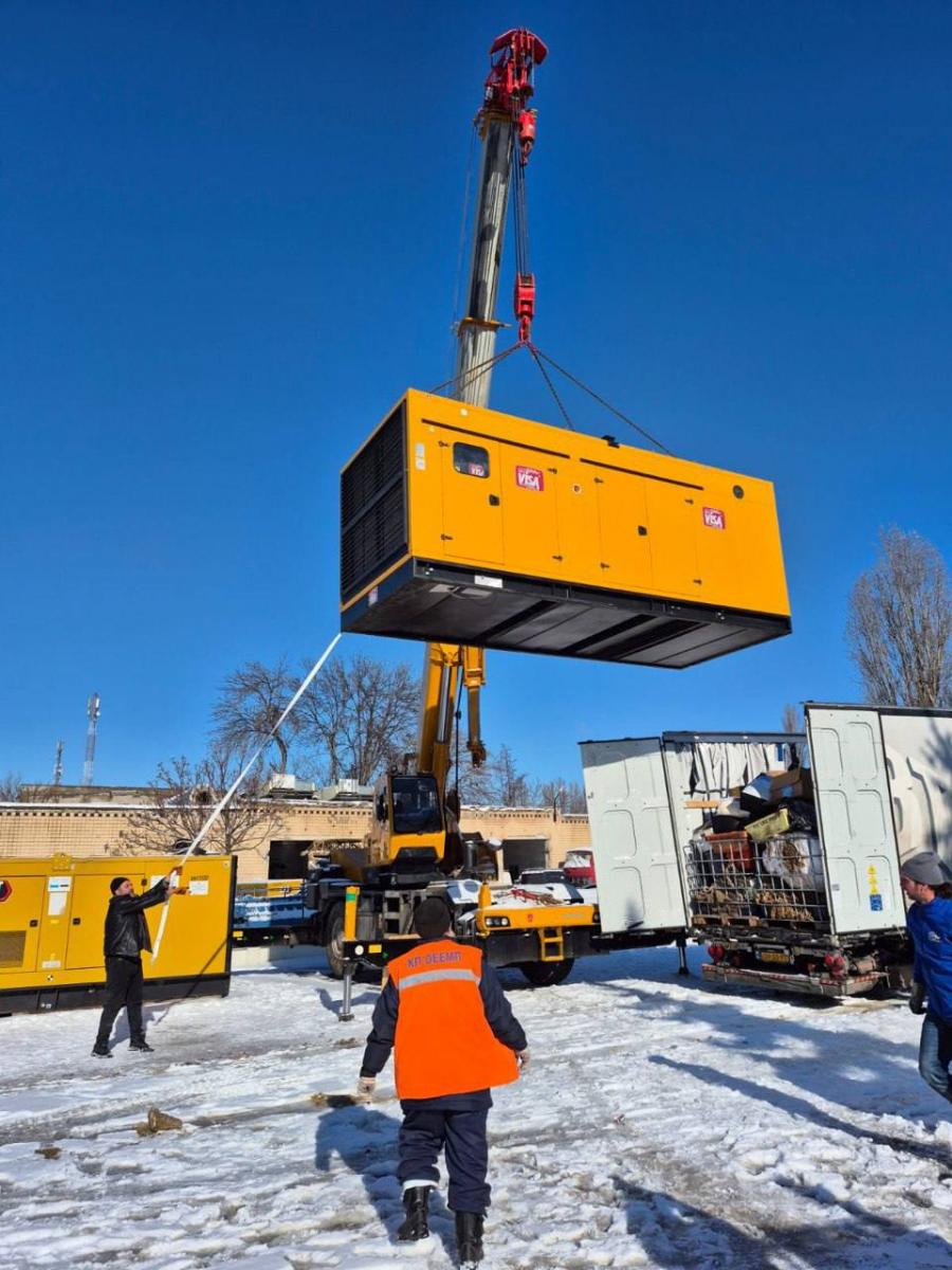 Одесса получила мощный генератор из Нидерландов