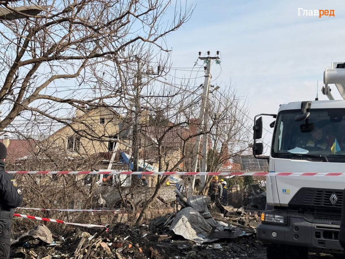 Наслідки удару по Києву 22 лютого