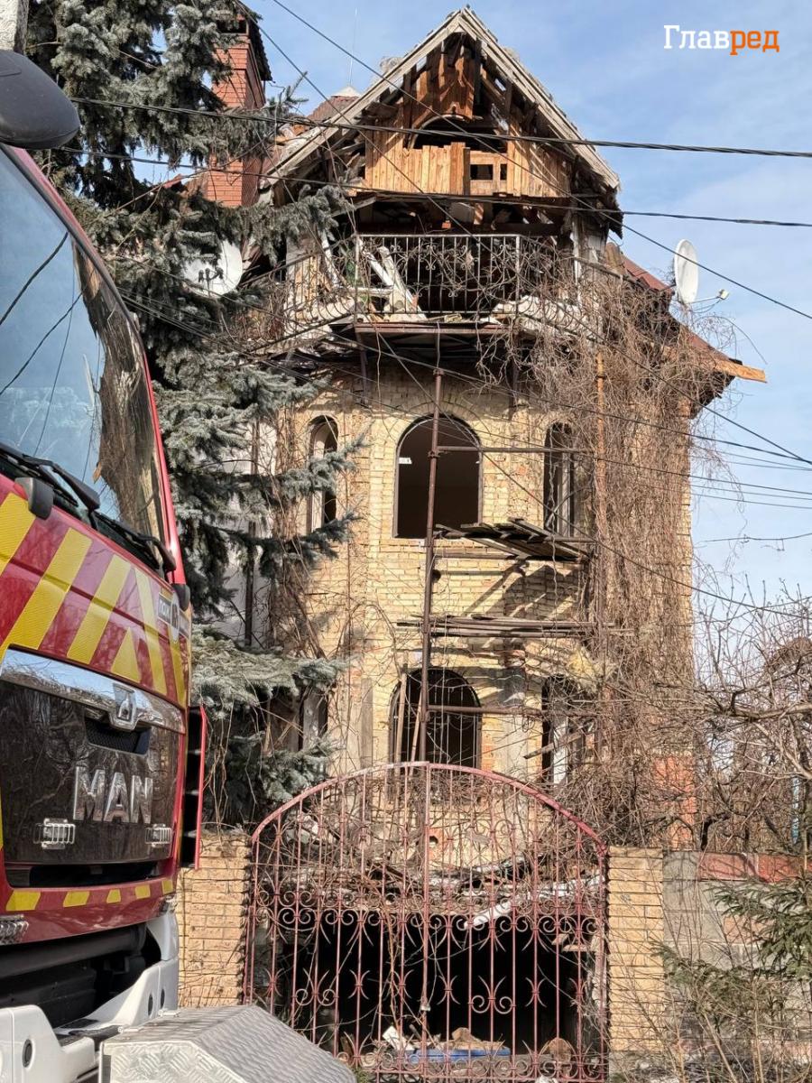 Наслідки удару по Києву 22 лютого