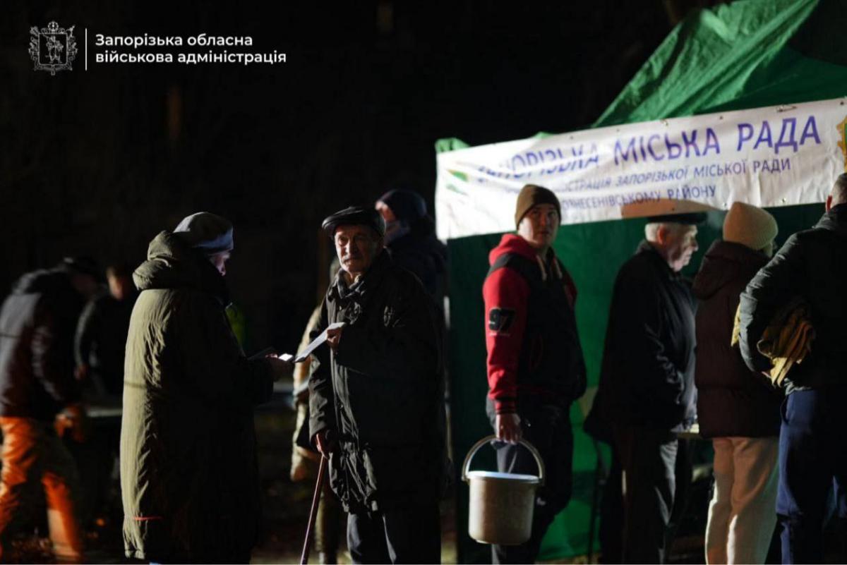 Наслідки удару по Запоріжжю 23 лютого