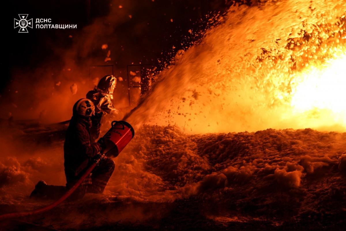 Ліквідація наслідків атаки РФ на Полтавщину 26 лютого